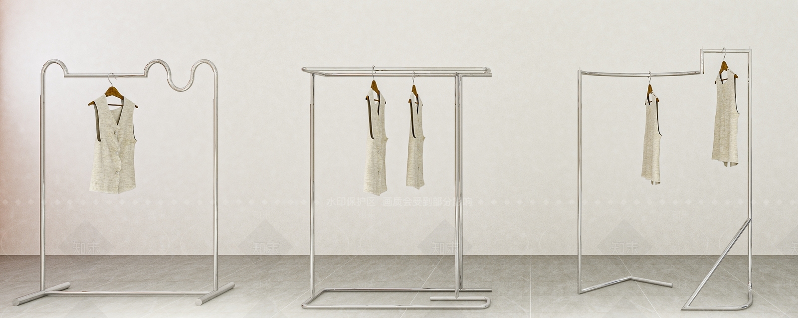 现代服装店3D模型下载【ID:1188467051】