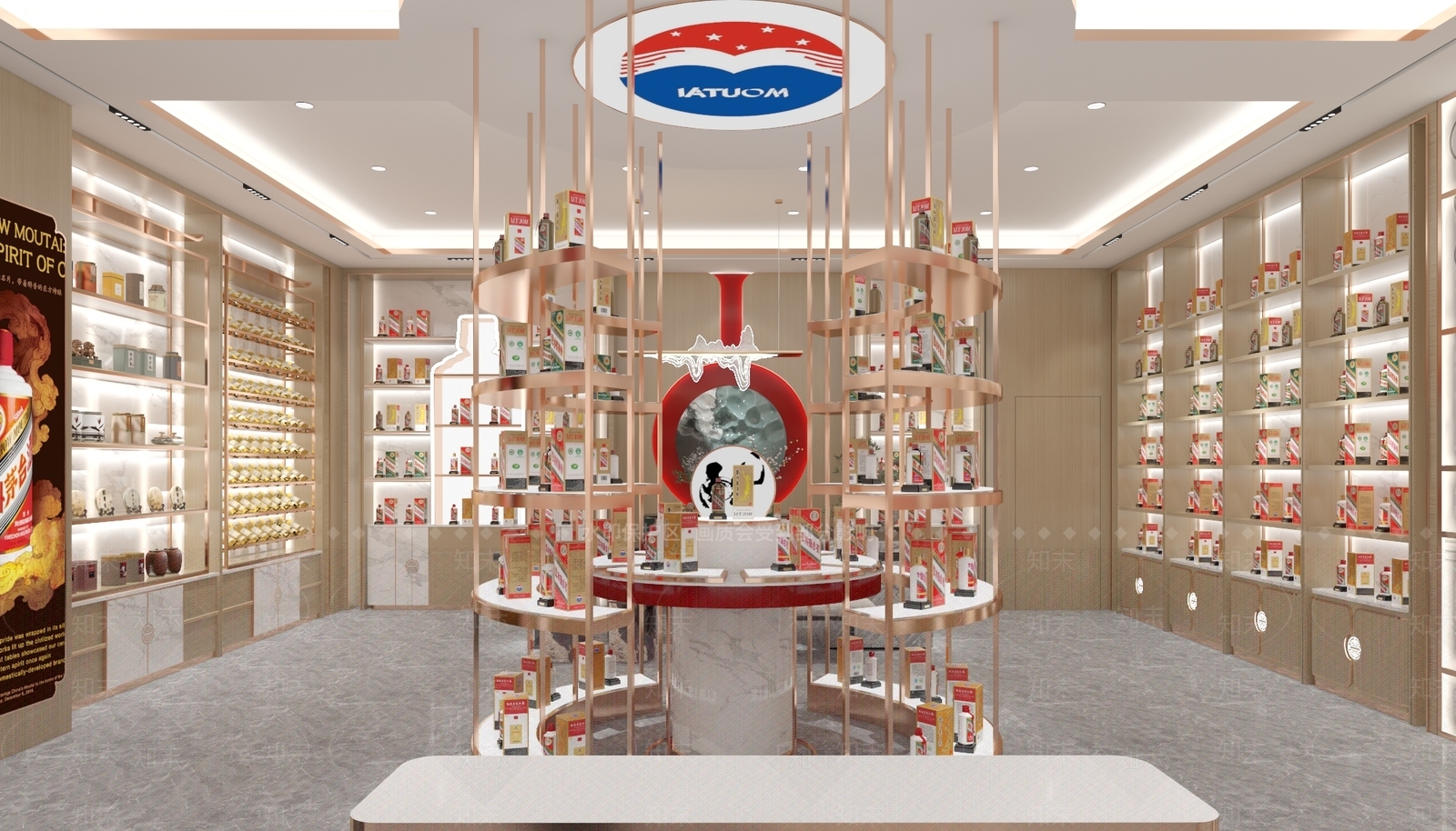 新中式原木烟酒店3D模型下载【ID:1188467385】