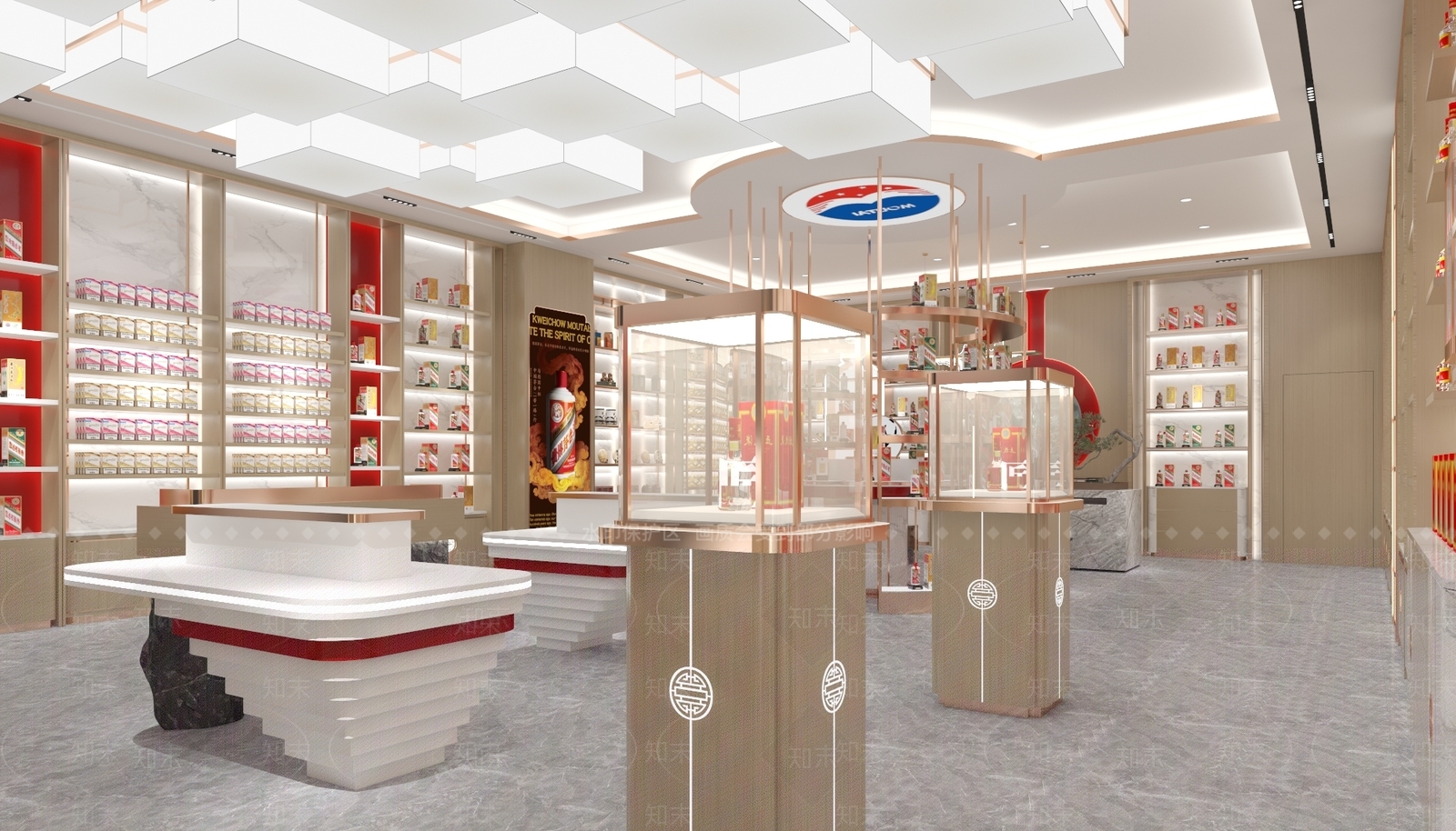 新中式原木烟酒店3D模型下载【ID:1188467385】