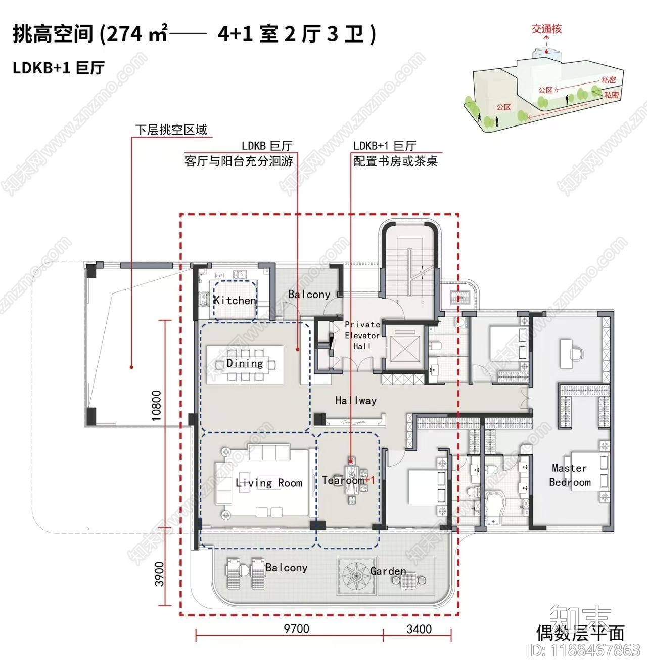 现代新中式住宅楼建筑施工图下载【ID:1188467863】