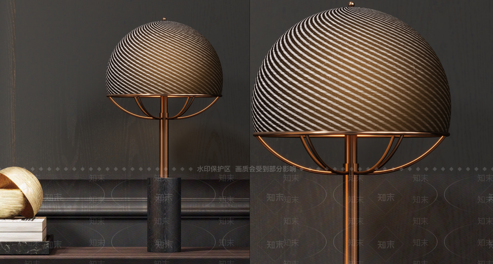 现代复古台灯3D模型下载【ID:1188468886】