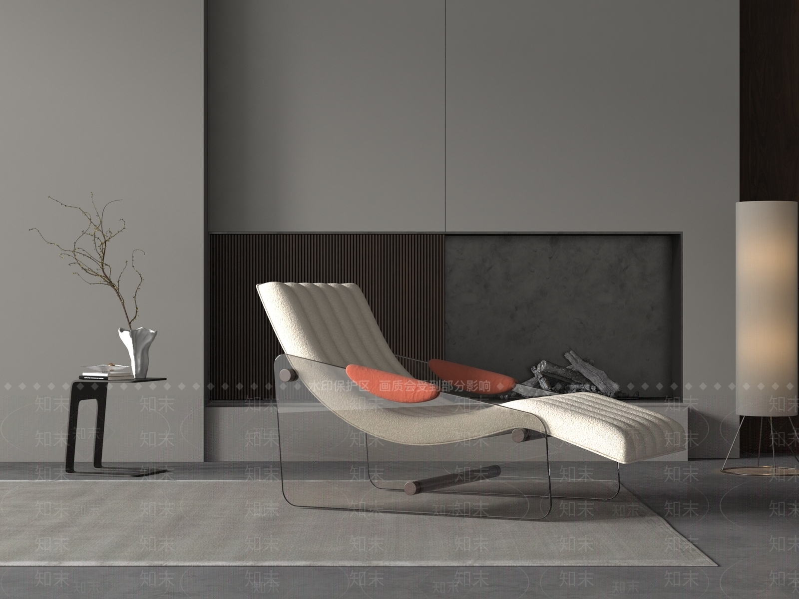现代躺椅3D模型下载【ID:1188470038】