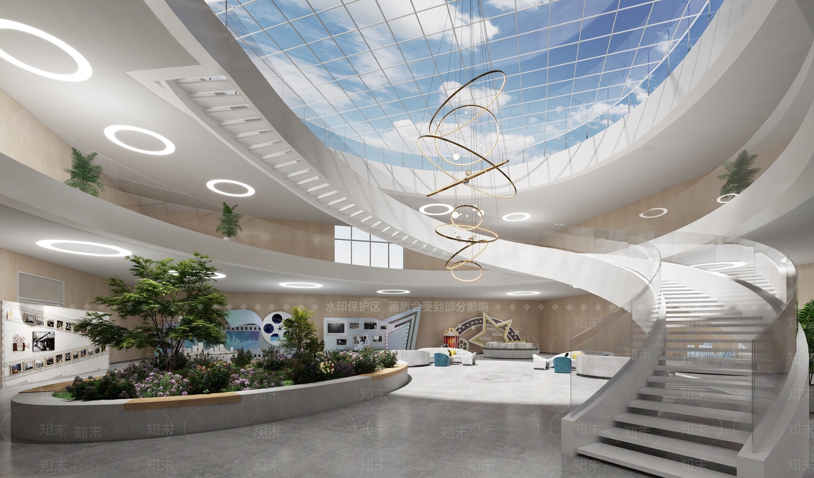 现代其他办公空间3D模型下载【ID:1188476056】