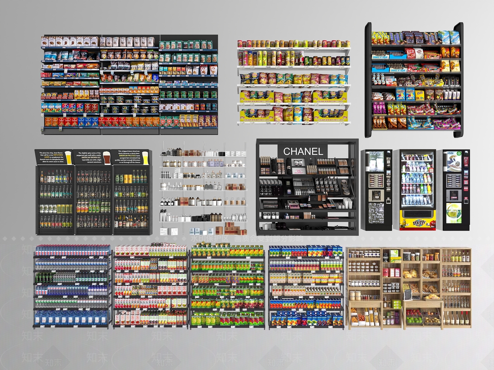 货架SU模型下载【ID:1188478847】