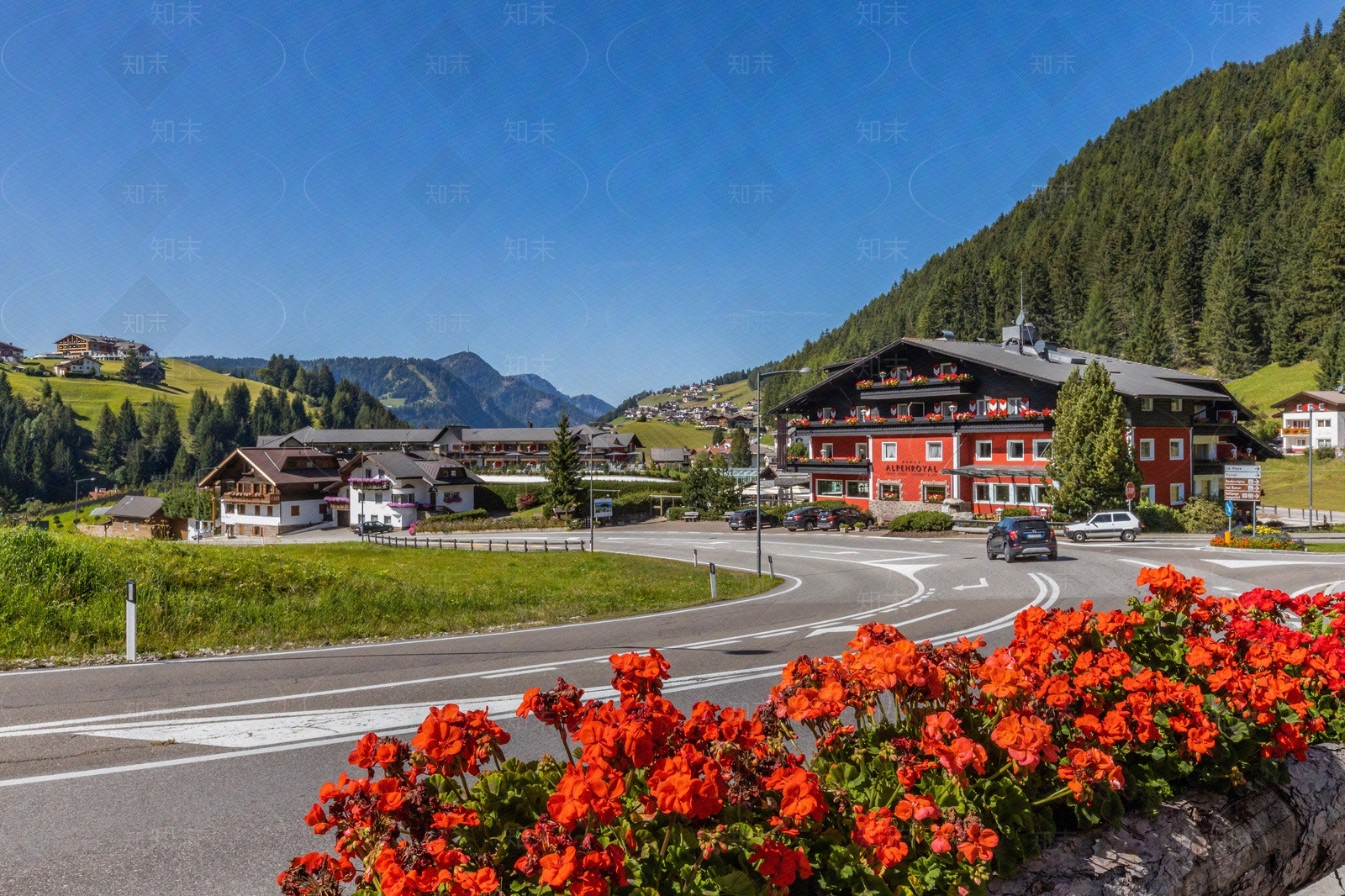 美式法式街道外景贴图下载【ID:1188483293】