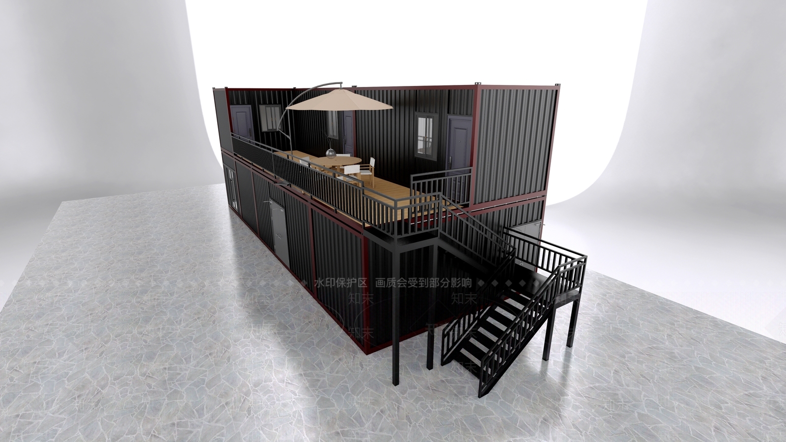 工业其他商业建筑SU模型下载【ID:1188486037】