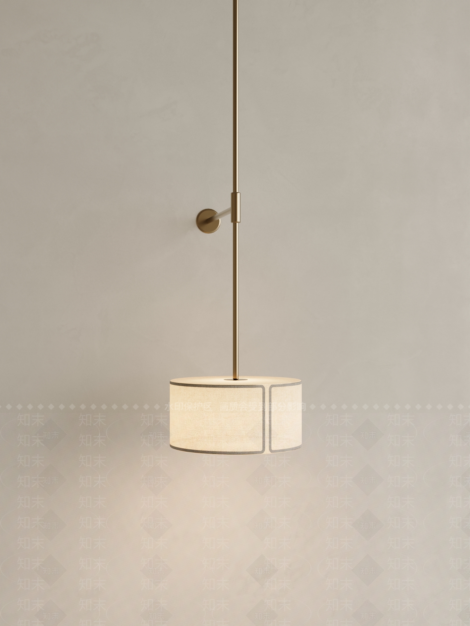 中式新中式床头壁灯3D模型下载【ID:1188496652】