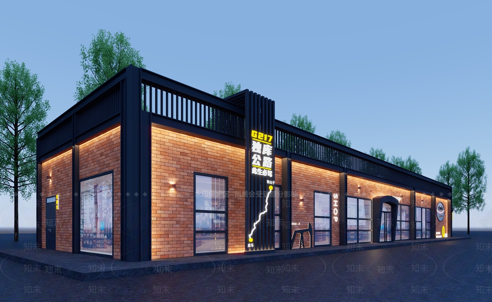 工业其他商业建筑3D模型下载【ID:1188498158】