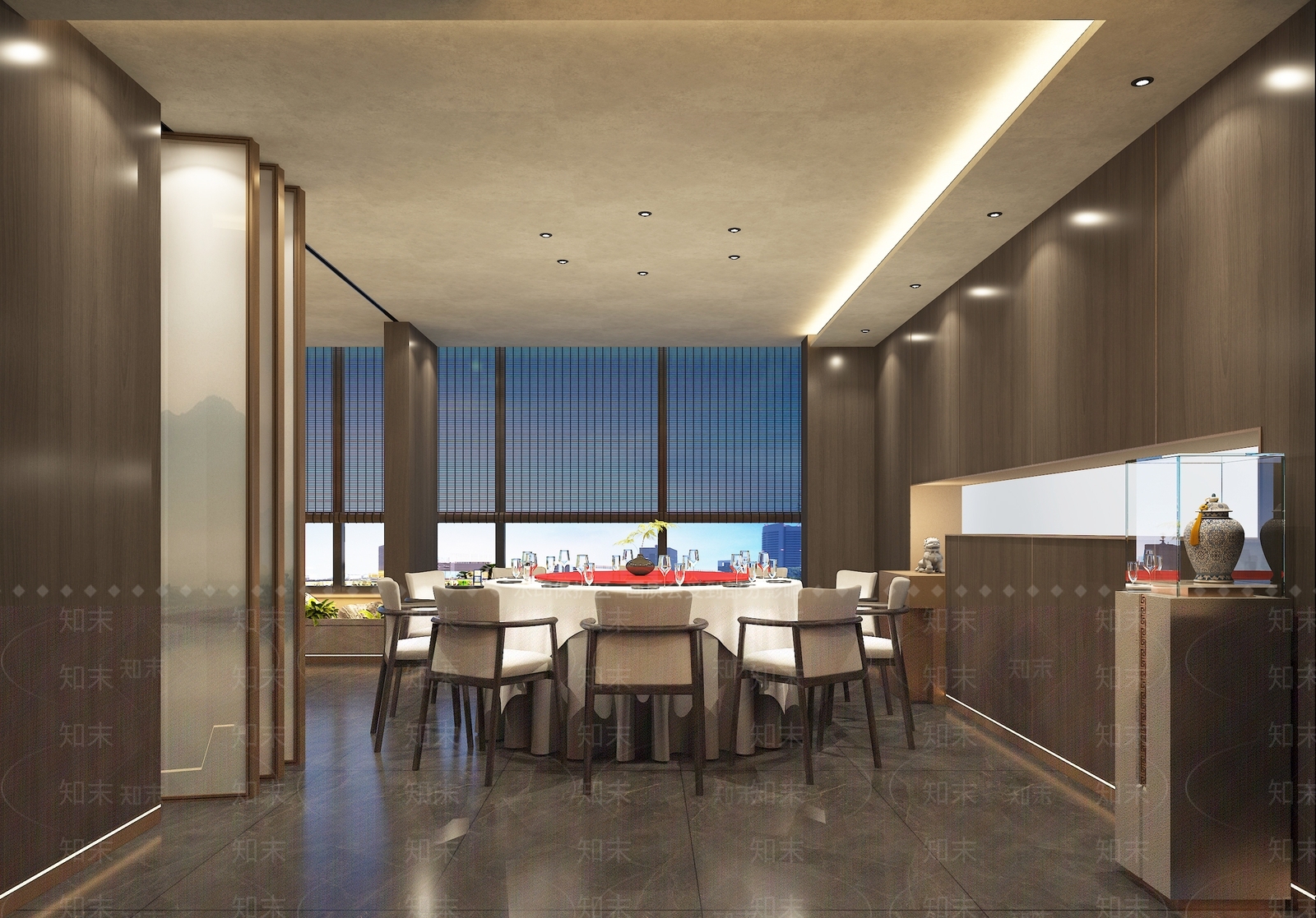 新中式包厢3D模型下载【ID:1188498386】