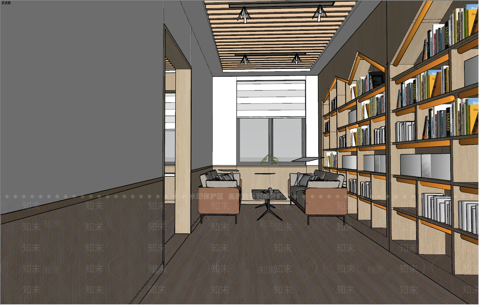 现代简约其他办公区域SU模型下载【ID:1188502768】
