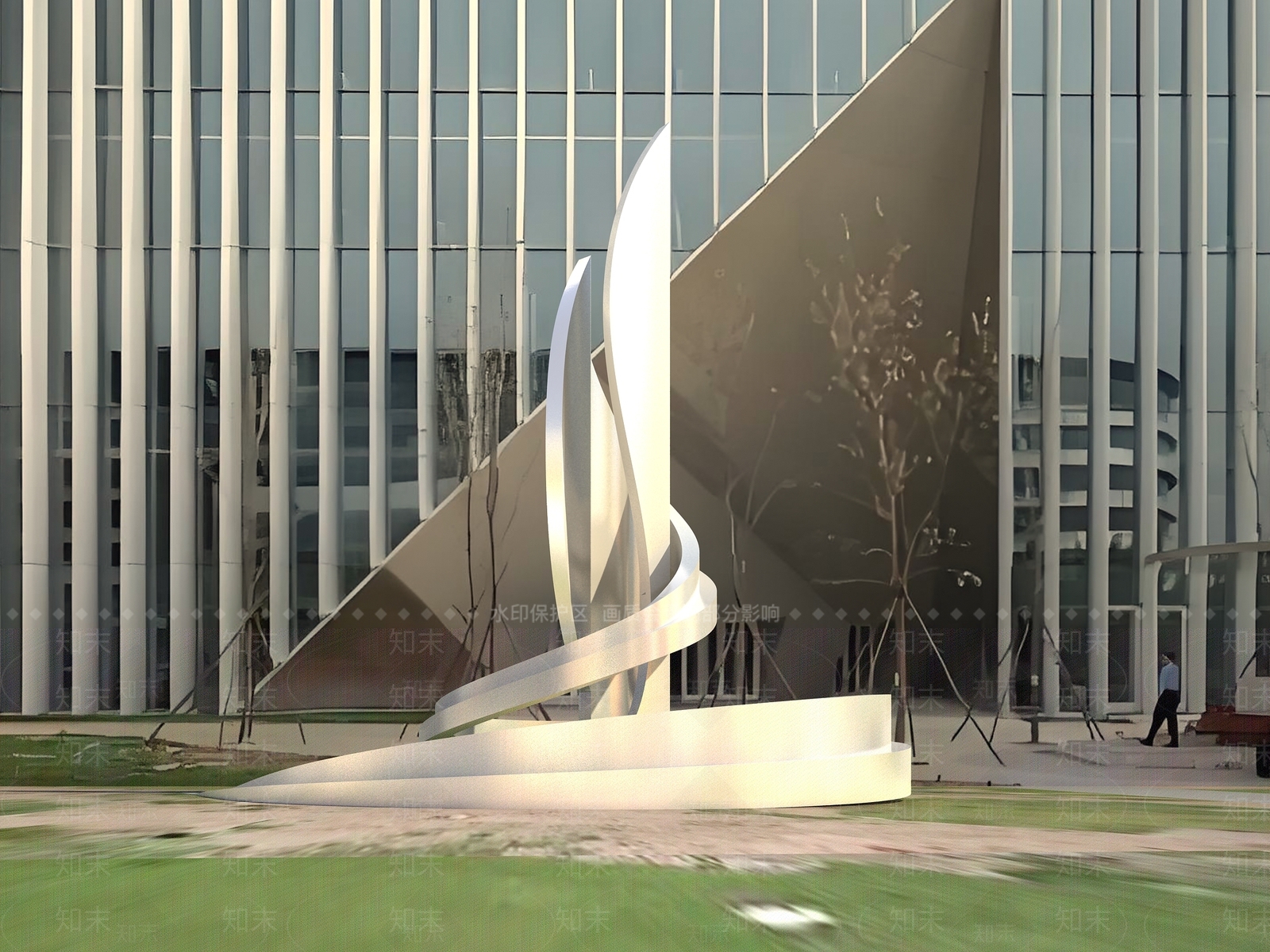 现代雕塑摆件3D模型下载【ID:1188503057】