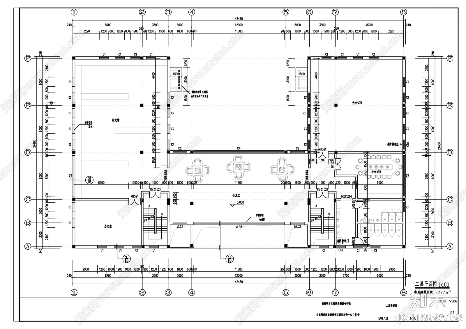 现代其他公共建筑施工图下载【ID:1188505158】