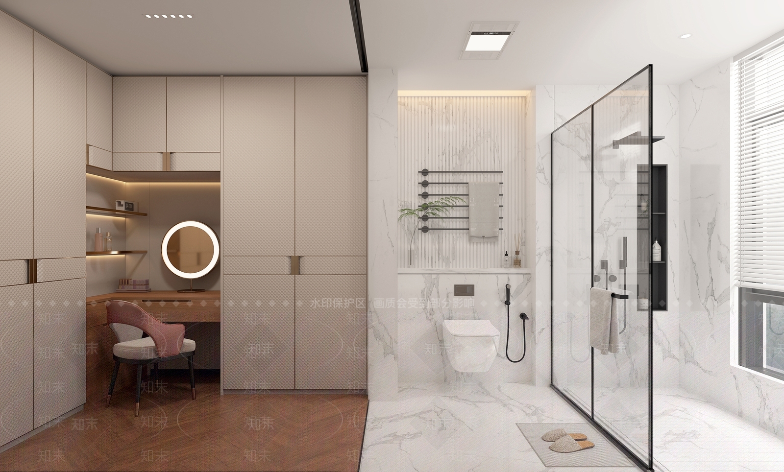 现代衣帽间3D模型下载【ID:1188515121】