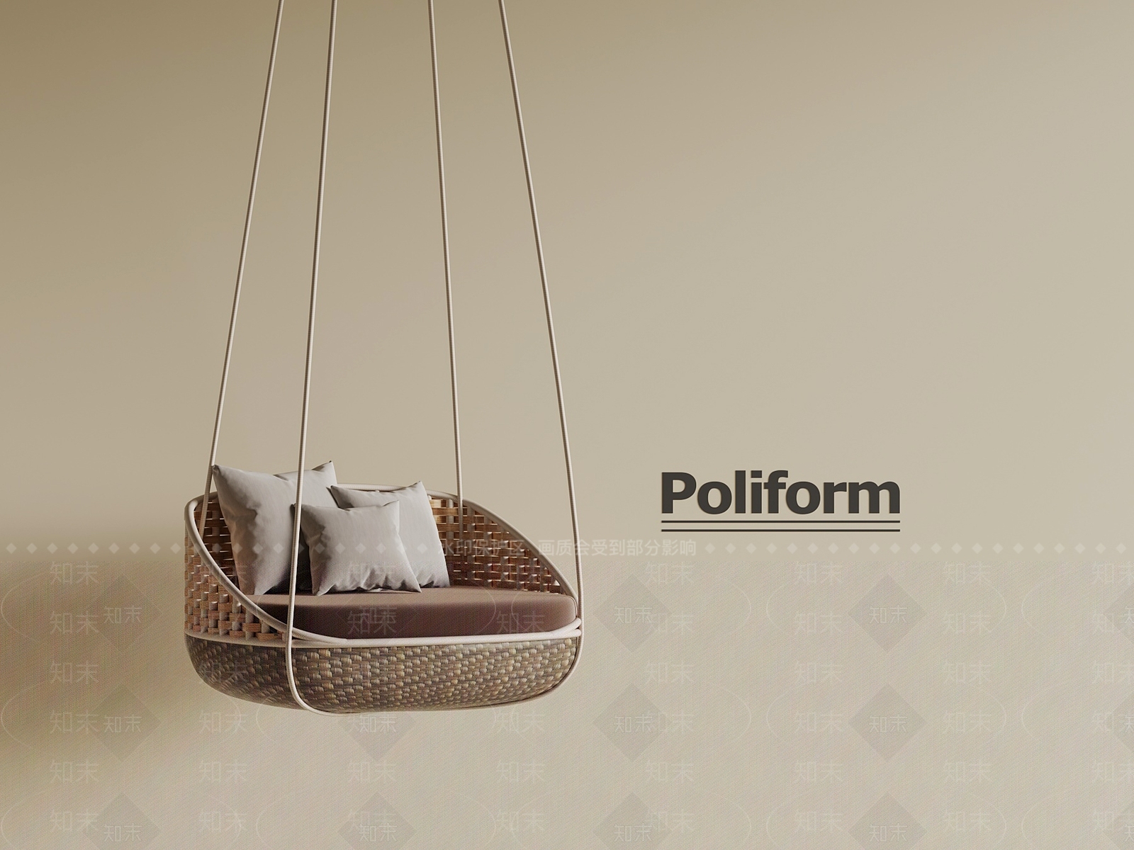 现代中古吊椅SU模型下载【ID:1188514935】