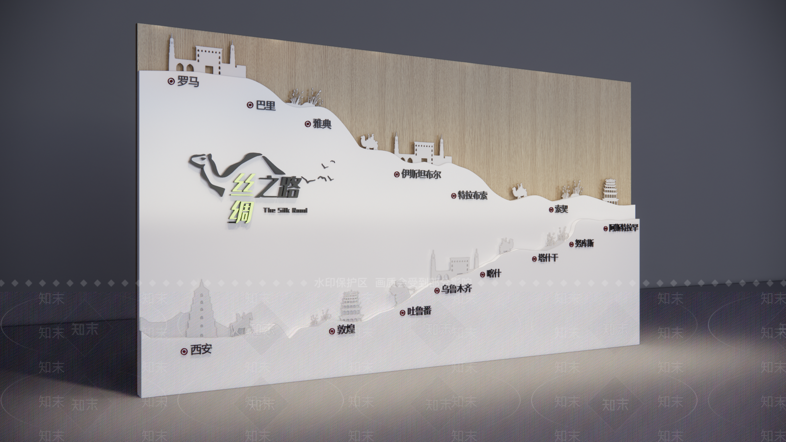 现代其他学校空间SU模型下载【ID:1188517120】