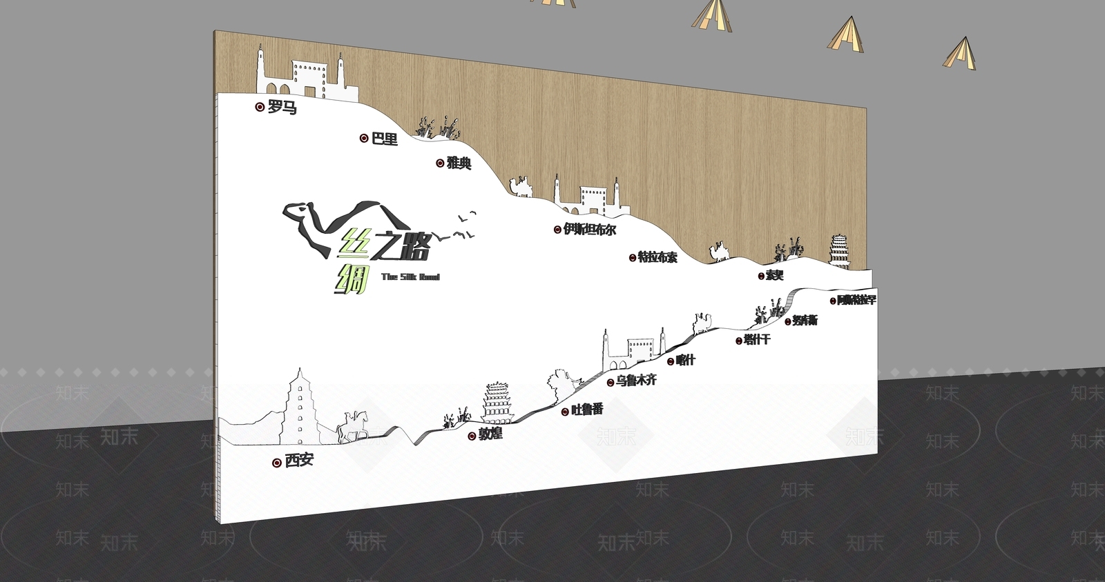 现代其他学校空间SU模型下载【ID:1188517120】