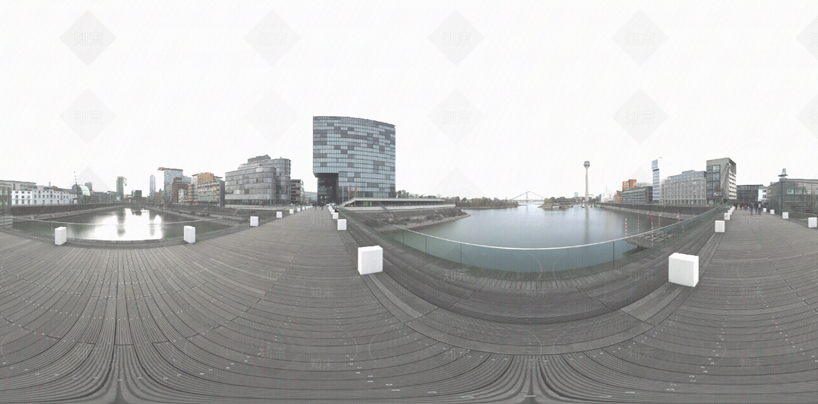 现代极简城市HDR贴图下载【ID:1188518018】