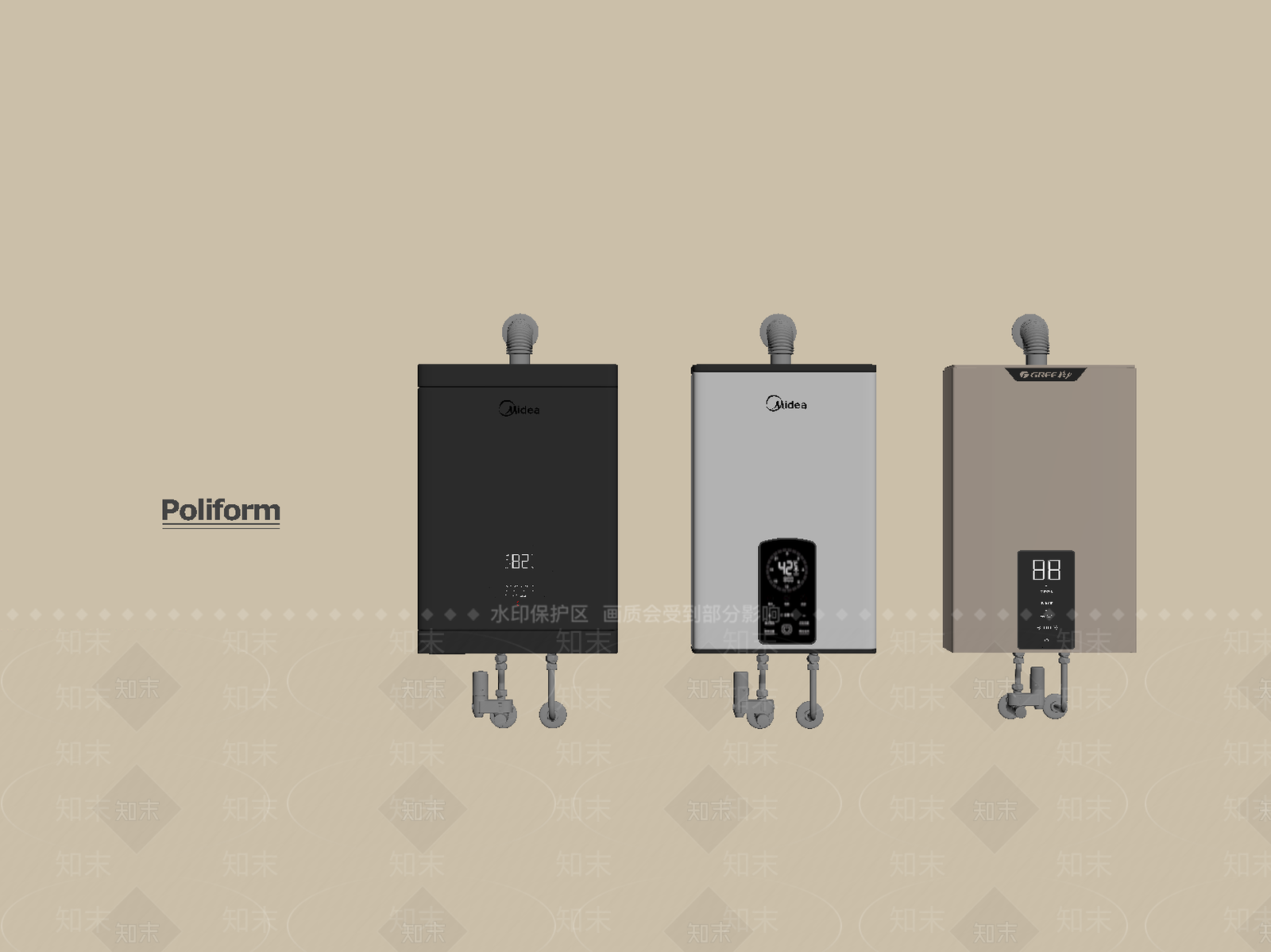 热水器SU模型下载【ID:1188519932】