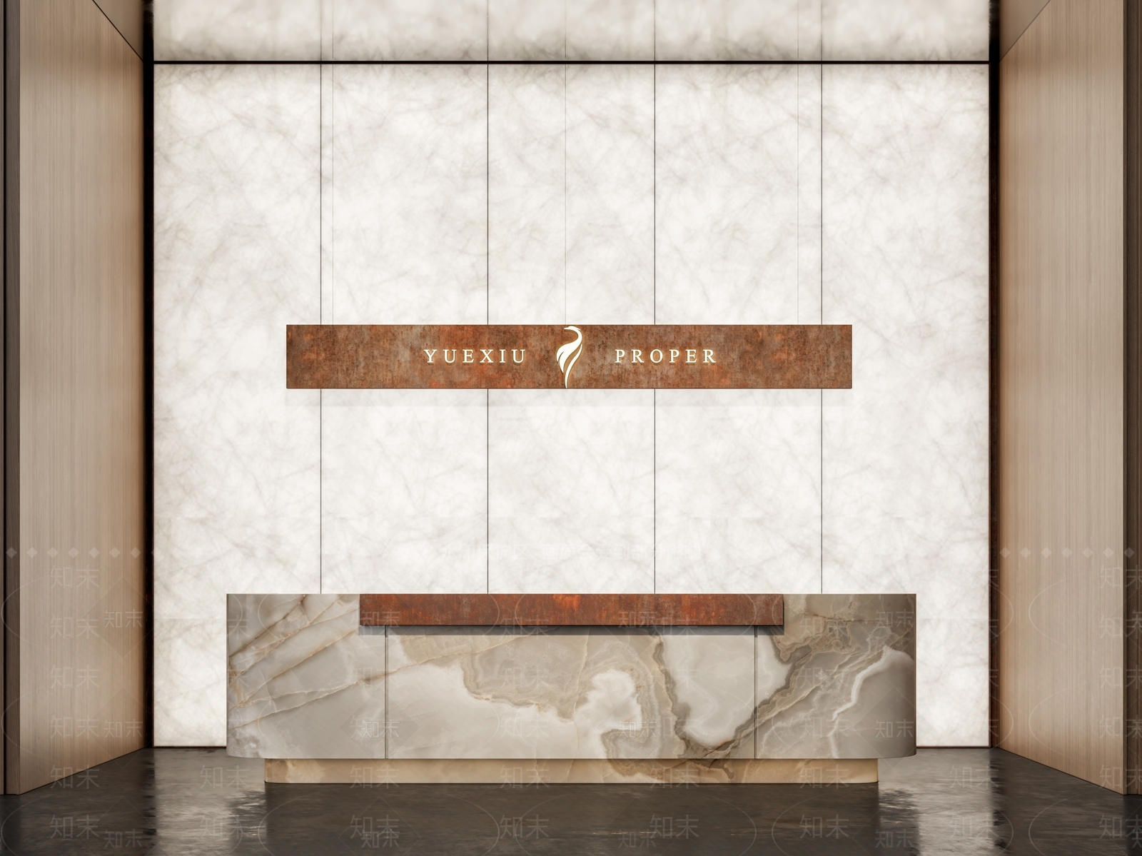 现代前台3D模型下载【ID:1188520146】