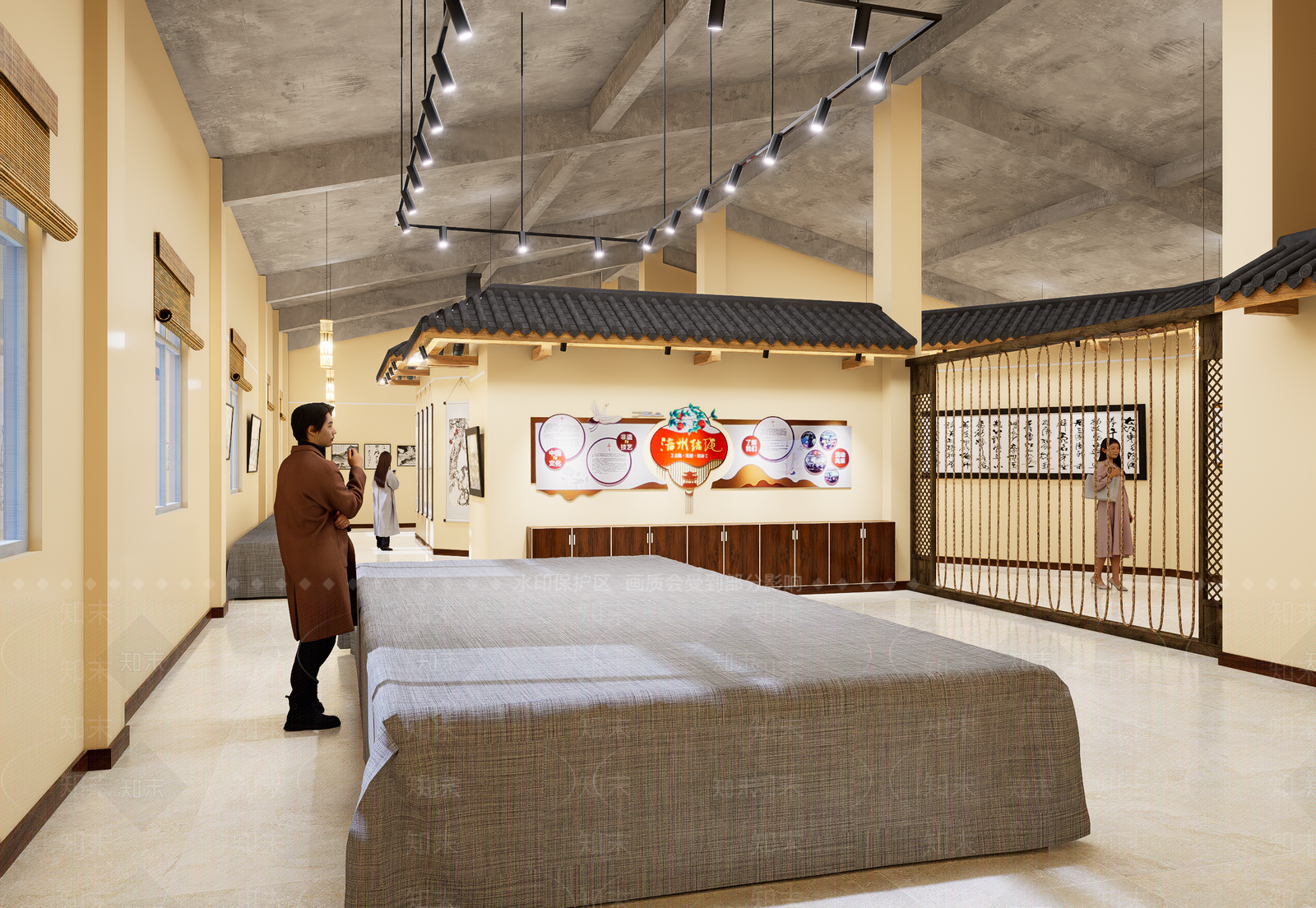 新中式中式其他文化空间SU模型下载【ID:1188574750】