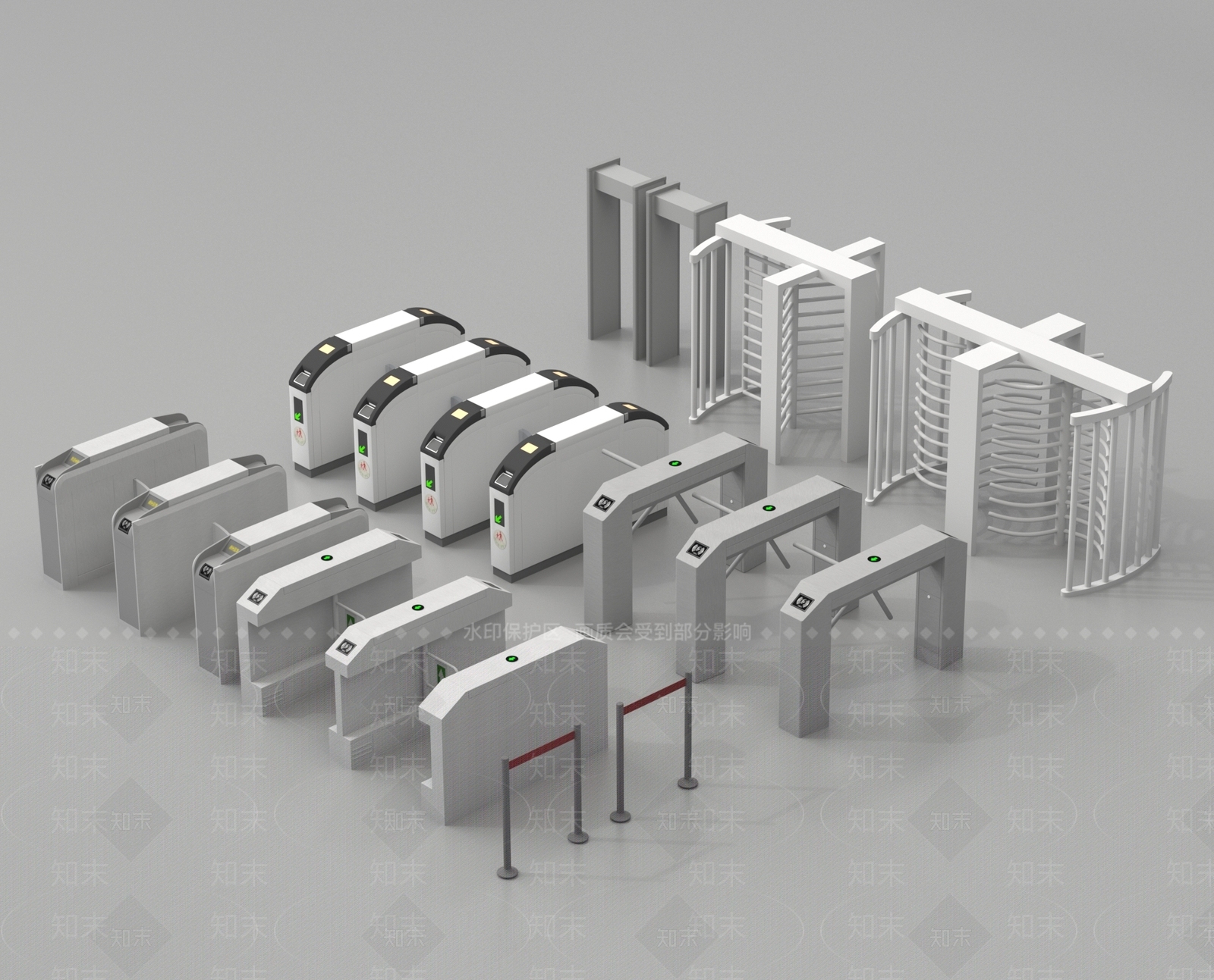 公用器材3D模型下载【ID:1188531645】