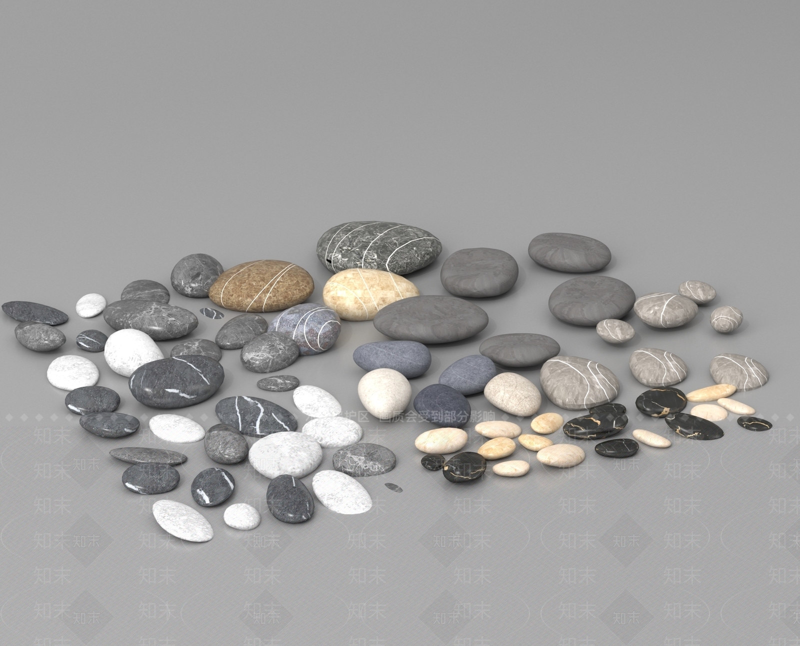 现代石头3D模型下载【ID:1188534985】