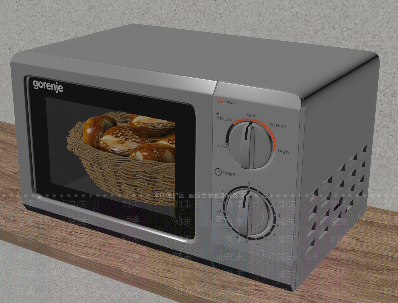 烤箱SU模型下载【ID:1188535296】
