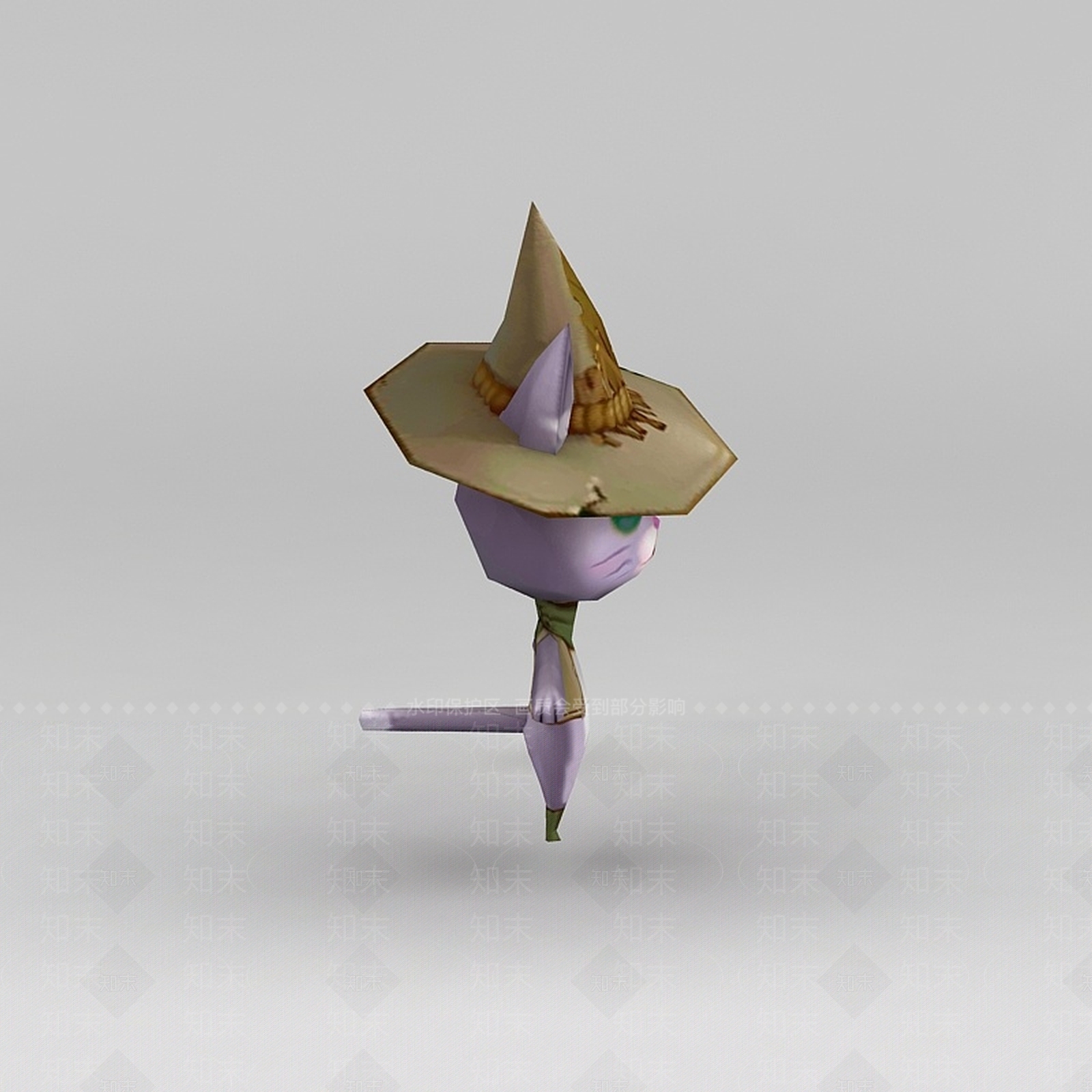 现代手游人物动物猫3D模型下载【ID:1188537111】