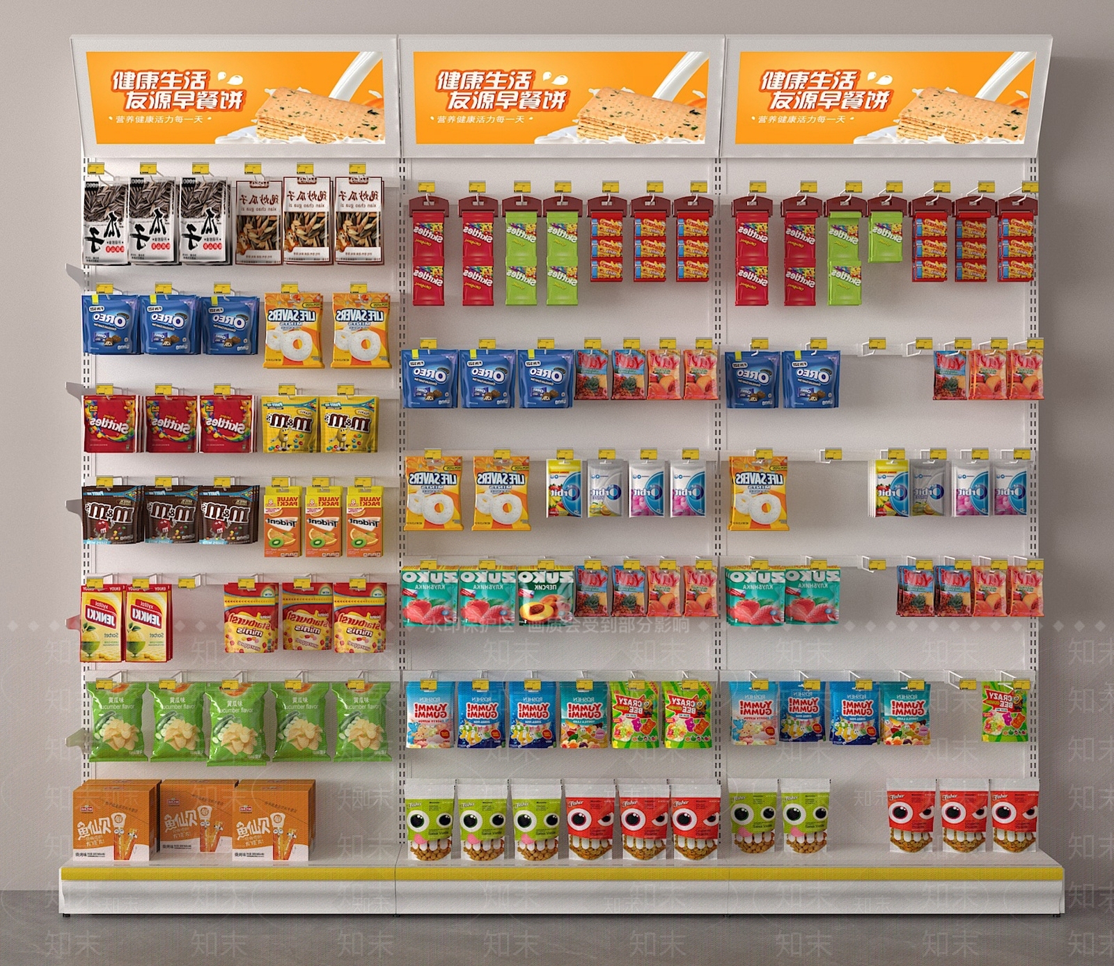 货架SU模型下载【ID:1188537668】