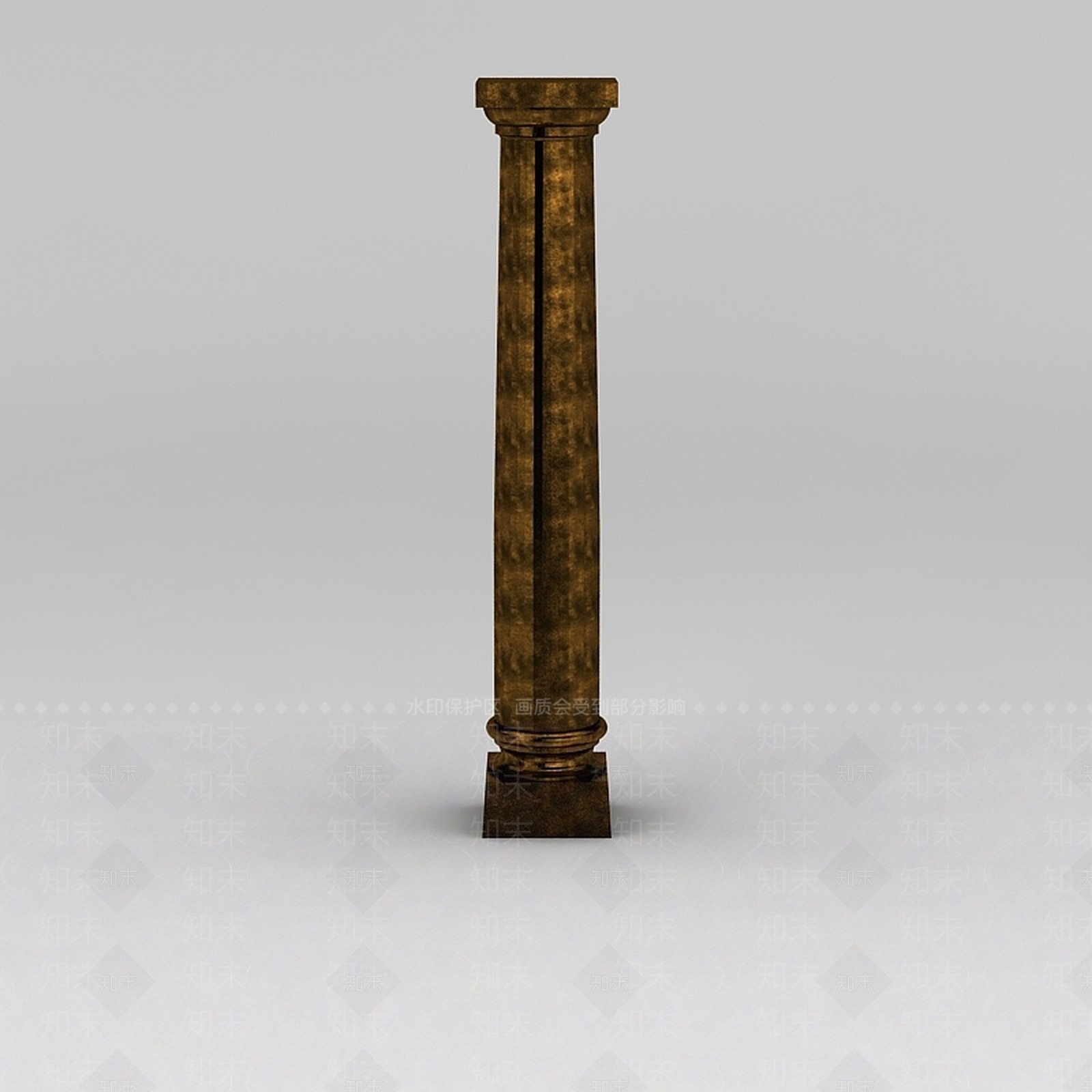 欧式古典欧式柱子3D模型下载【ID:1188537863】
