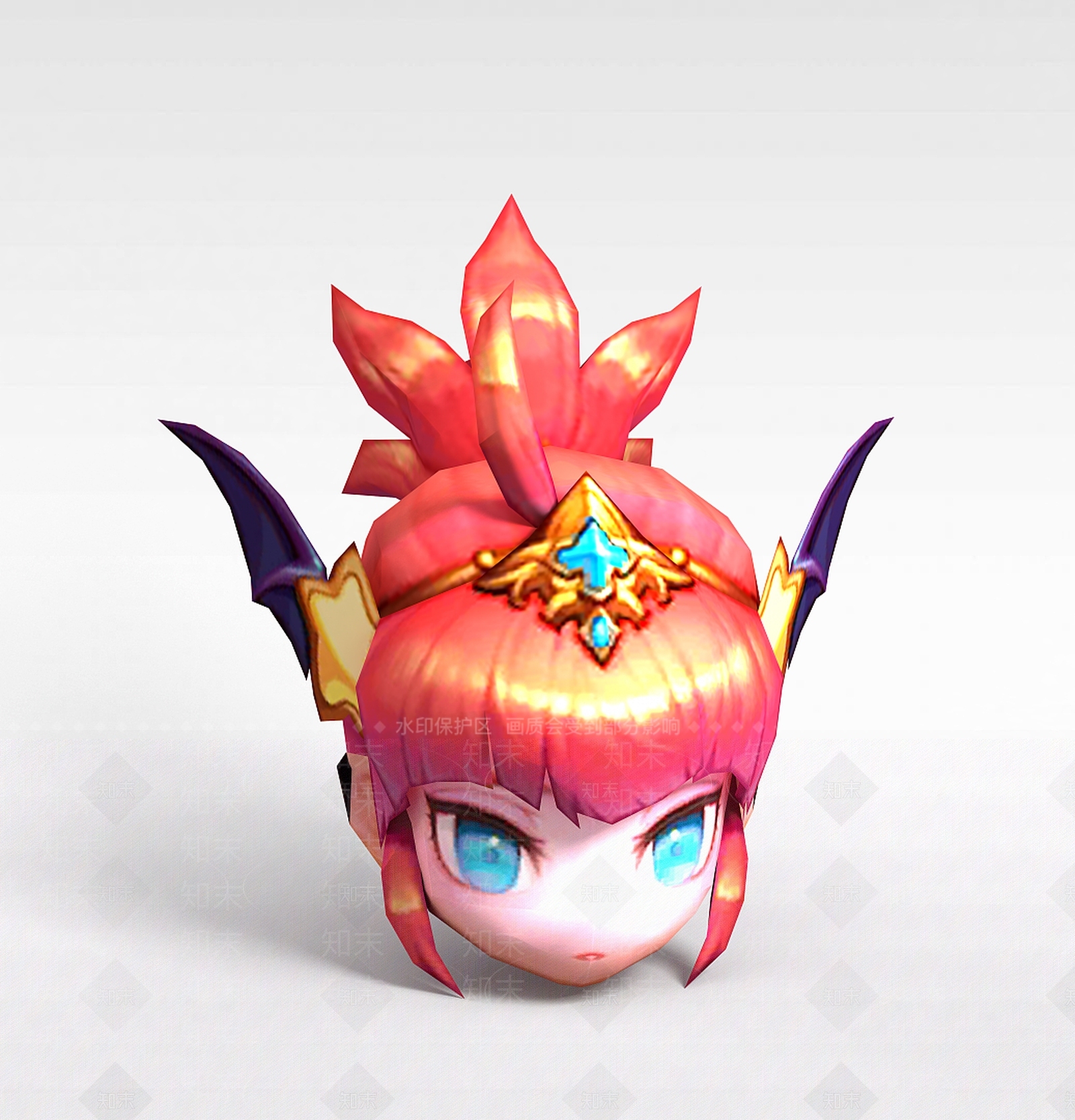 现代手游人物服装饰品3D模型下载【ID:1188538638】