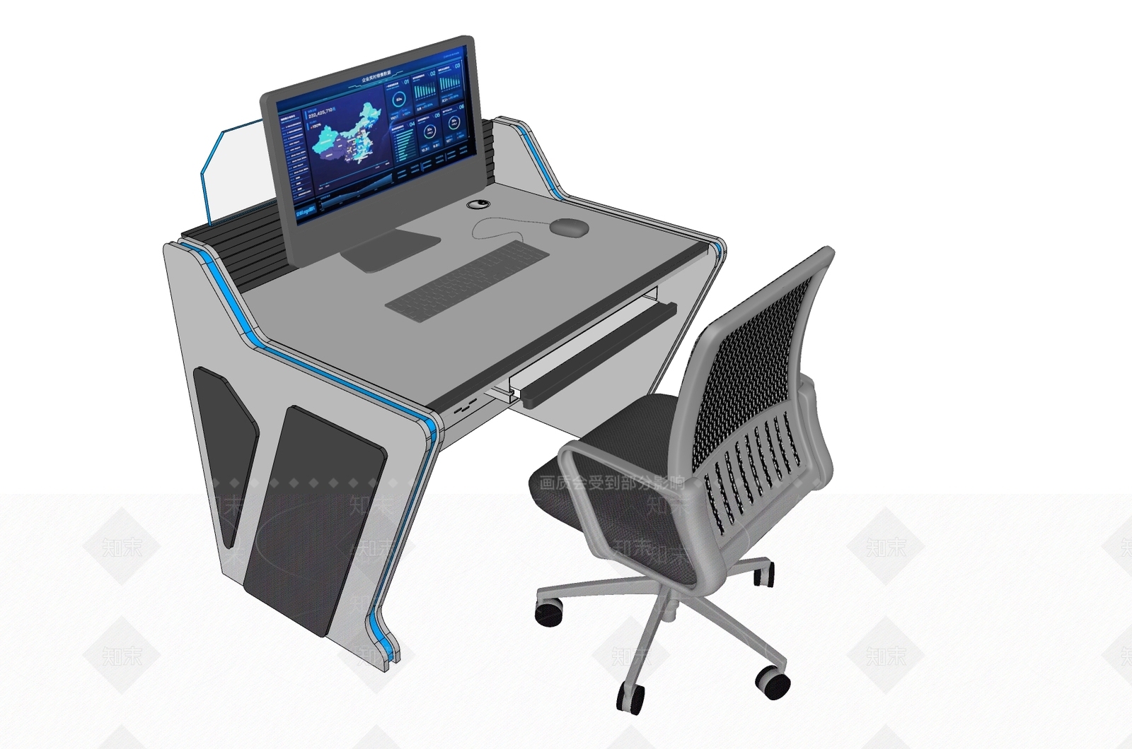 电脑SU模型下载【ID:1188539285】