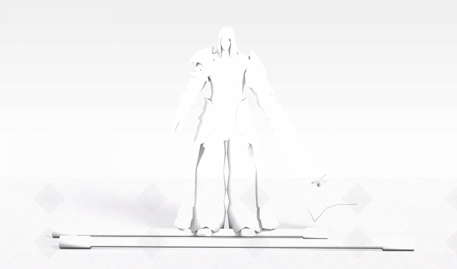现代凤舞三国游戏人物动漫角色男人3D模型下载【ID:1188541390】