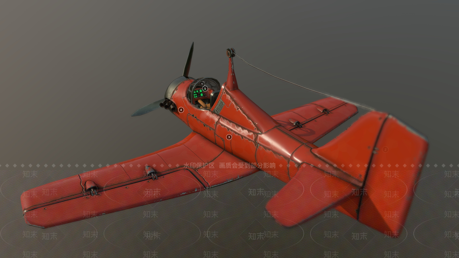 飞机3D模型下载【ID:1188542909】