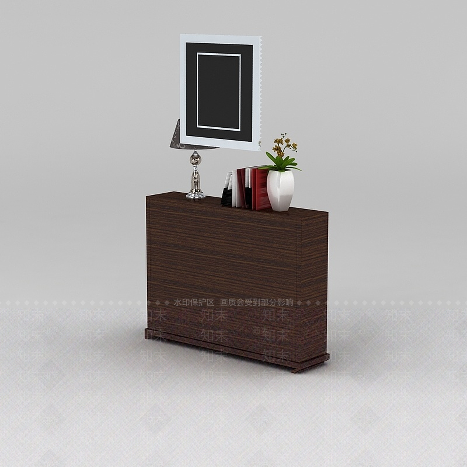 现代玄关鞋柜3D模型下载【ID:1188542932】
