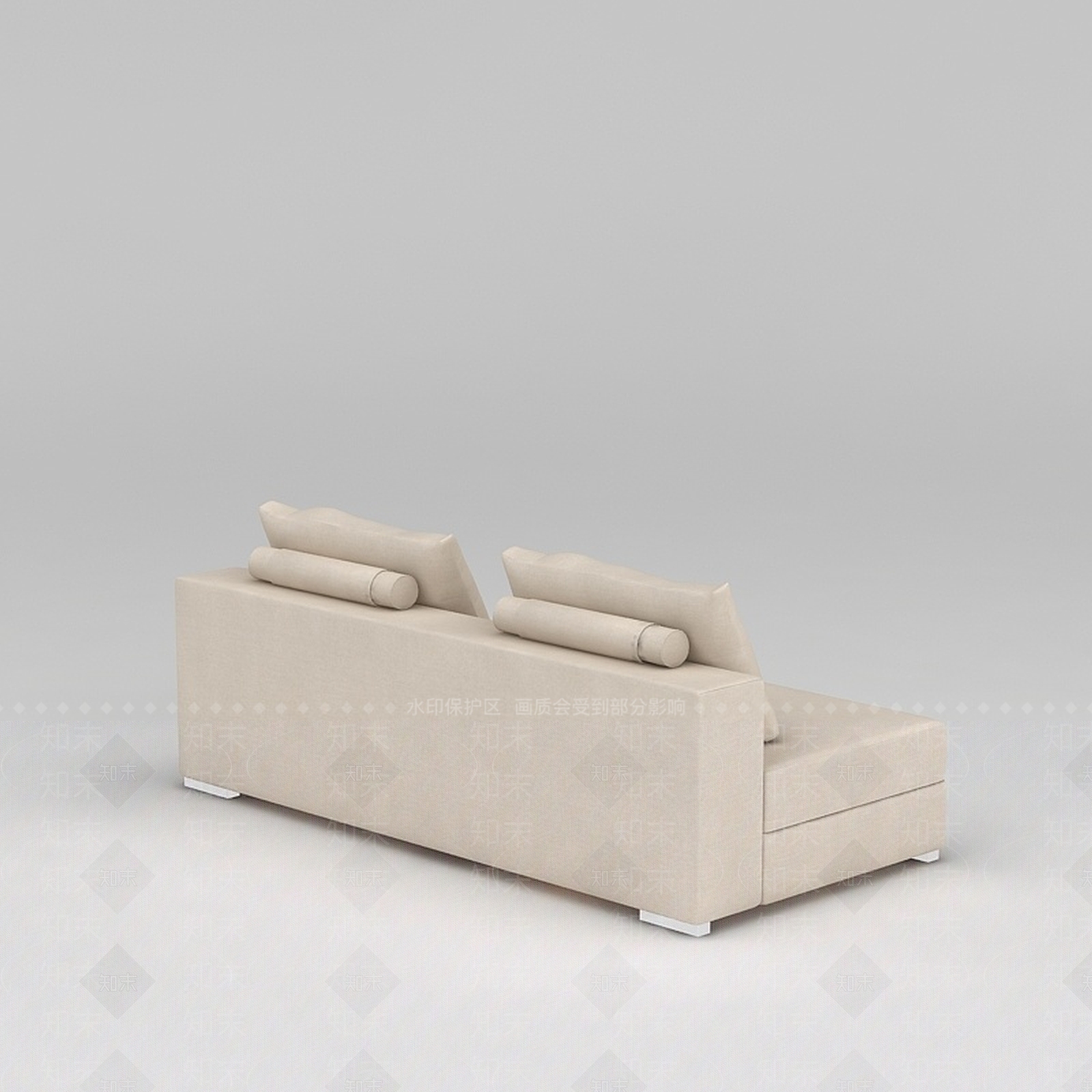 现代精品布艺双人沙发3D模型下载【ID:1188543249】