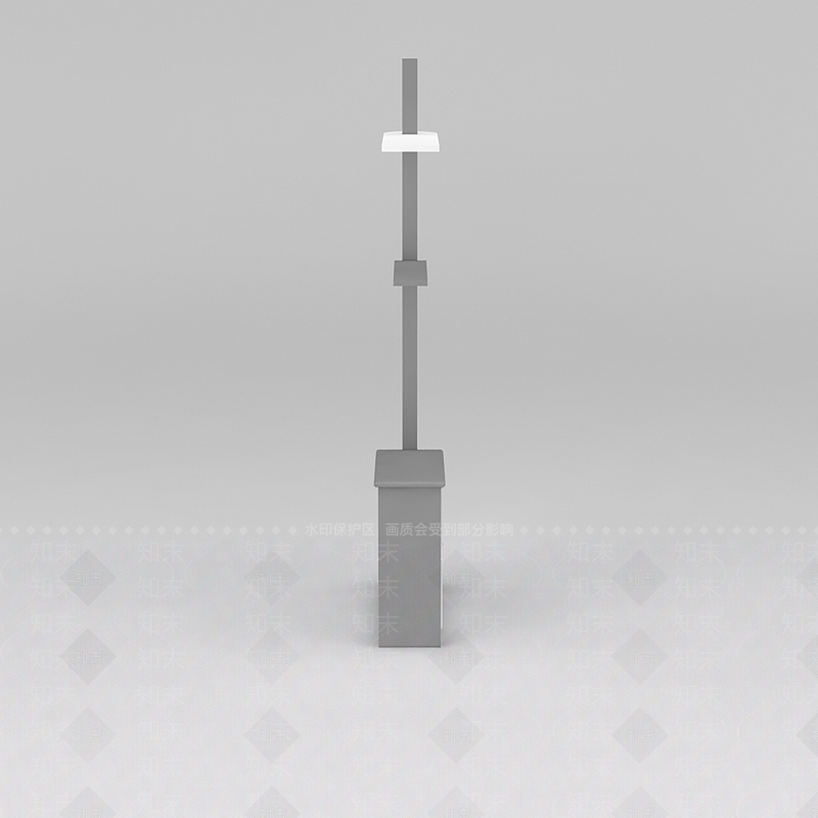 现代简约灰白拼色玄关鞋柜3D模型下载【ID:1188544513】