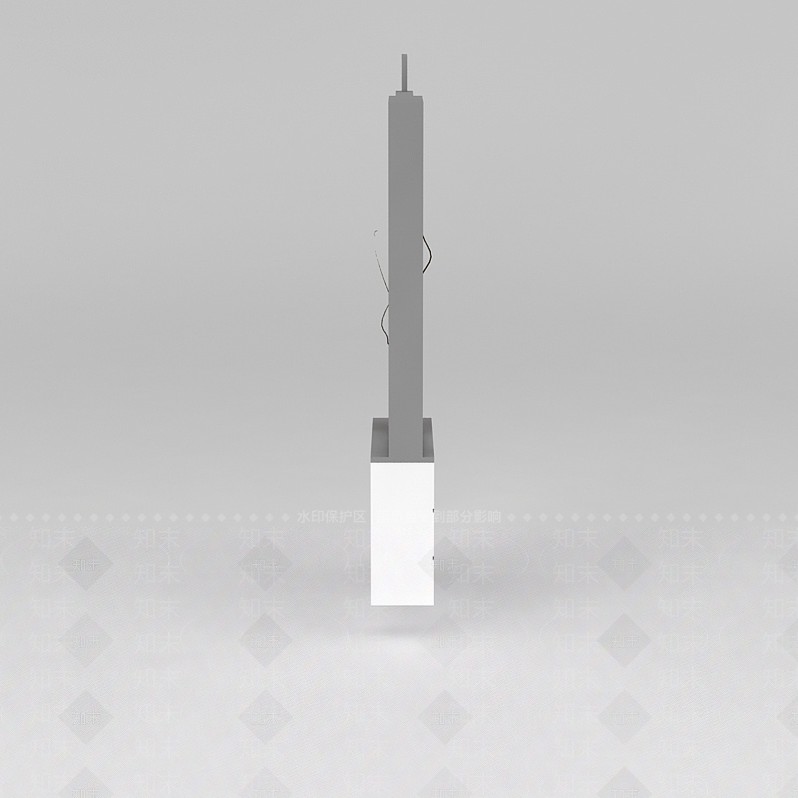 现代简约灰白拼色玄关鞋柜3D模型下载【ID:1188544576】