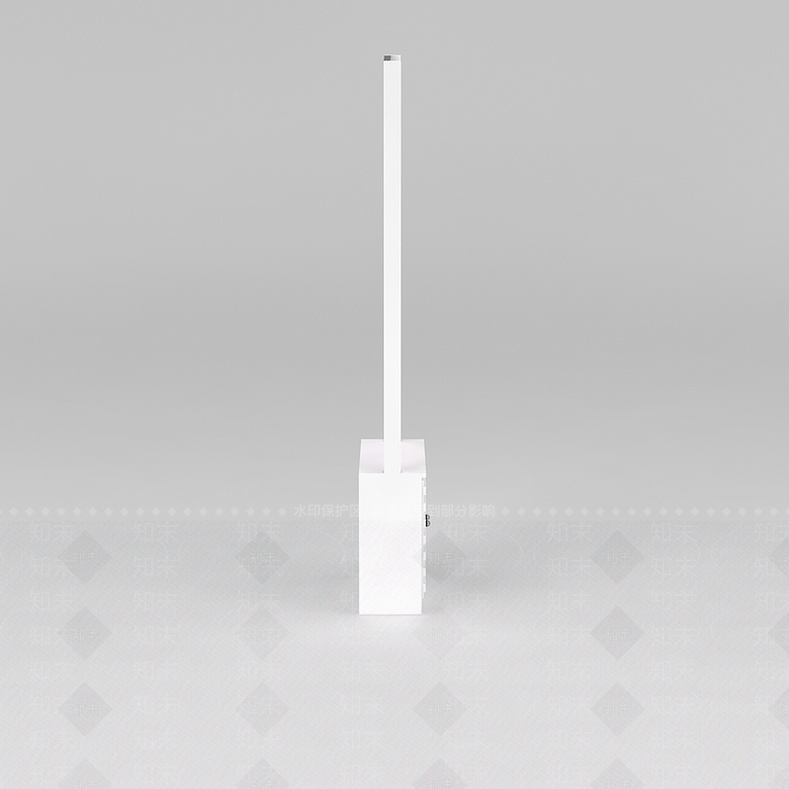 现代白色实木玄关鞋柜3D模型下载【ID:1188544549】