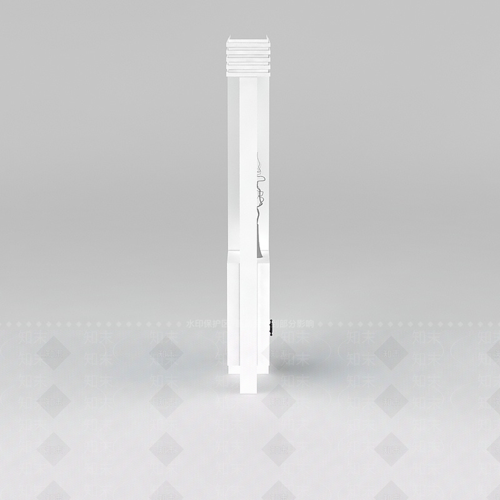 现代白色玄关鞋柜3D模型下载【ID:1188544616】