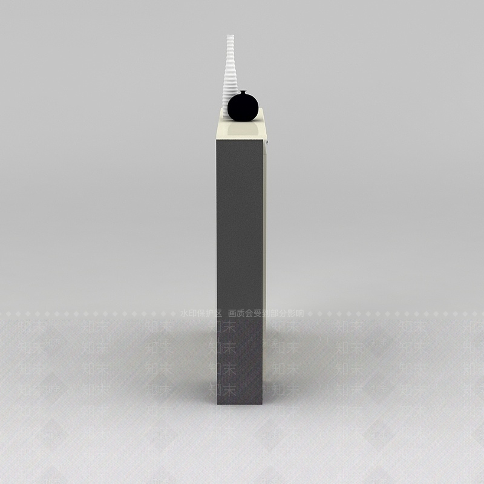 现代拼色玄关鞋柜3D模型下载【ID:1188544738】