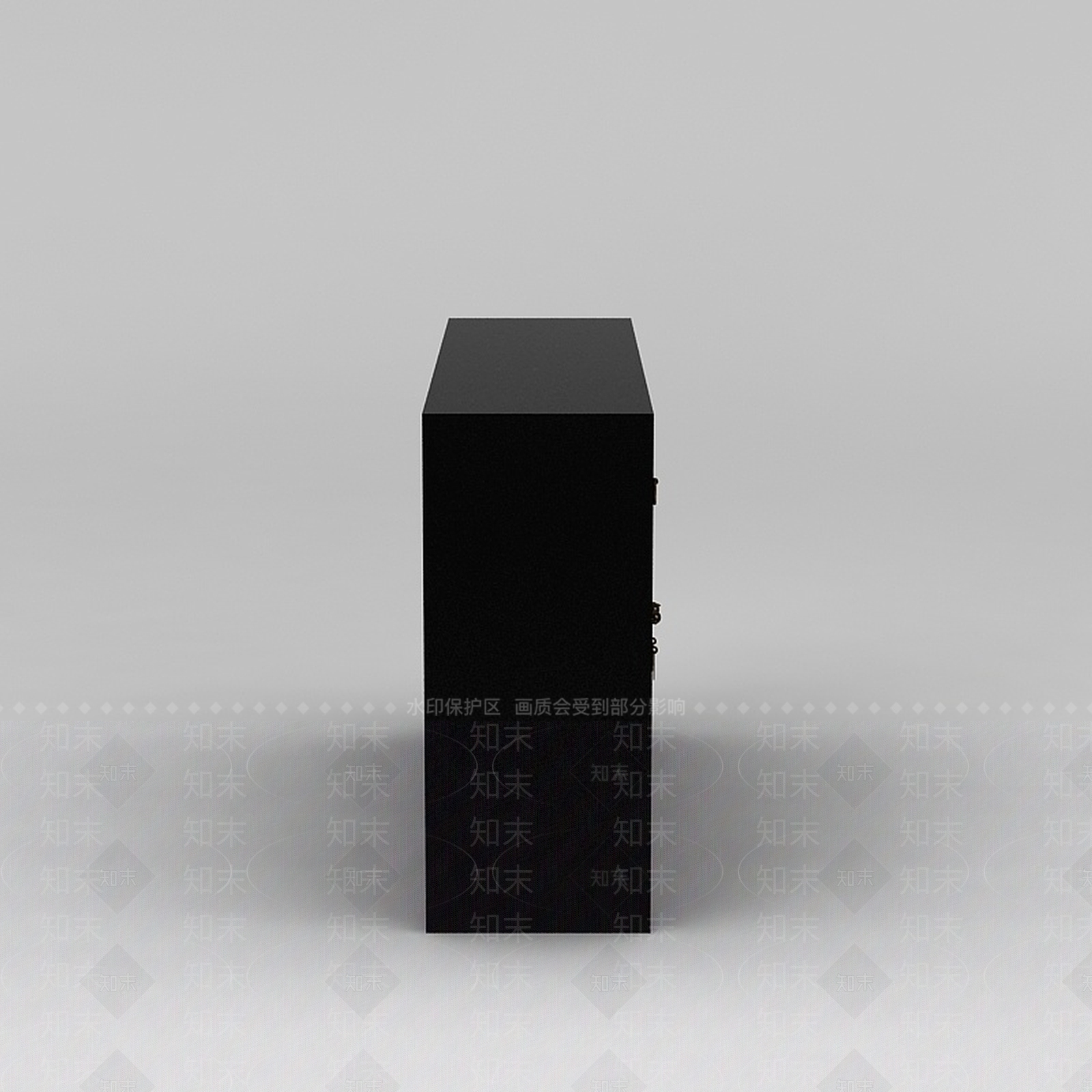 中式黑色玄关鞋柜3D模型下载【ID:1188544980】