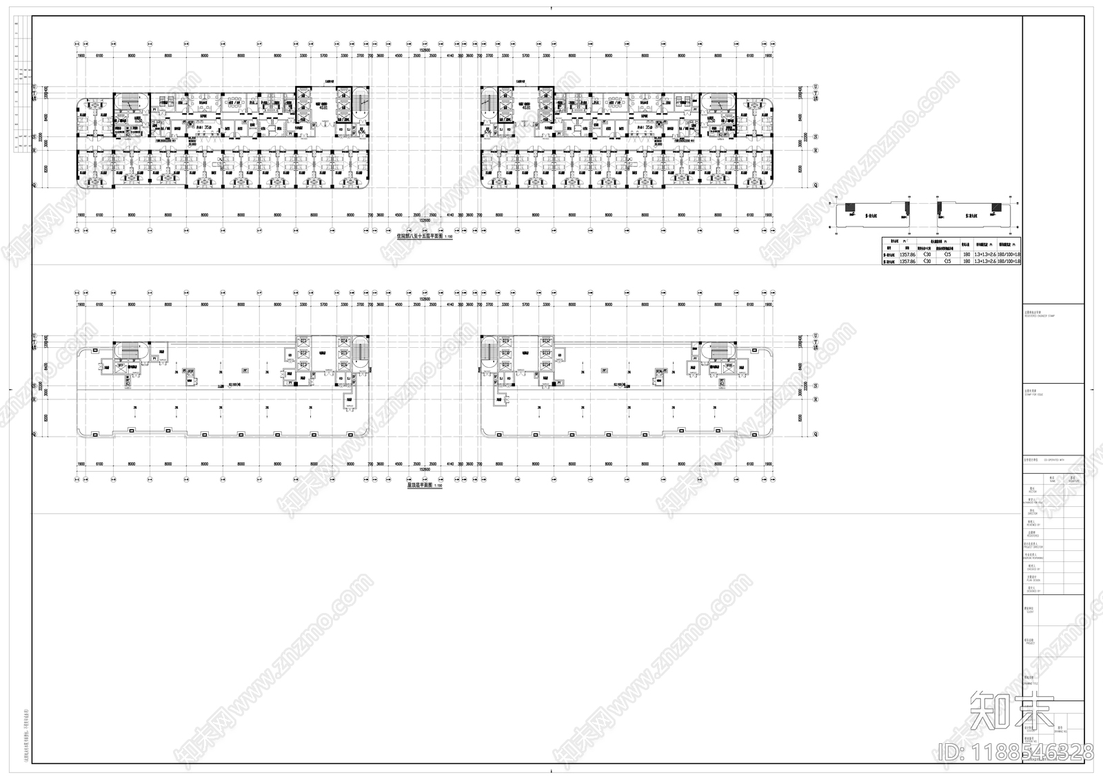 现代医院建筑cad施工图下载【ID:1188546328】