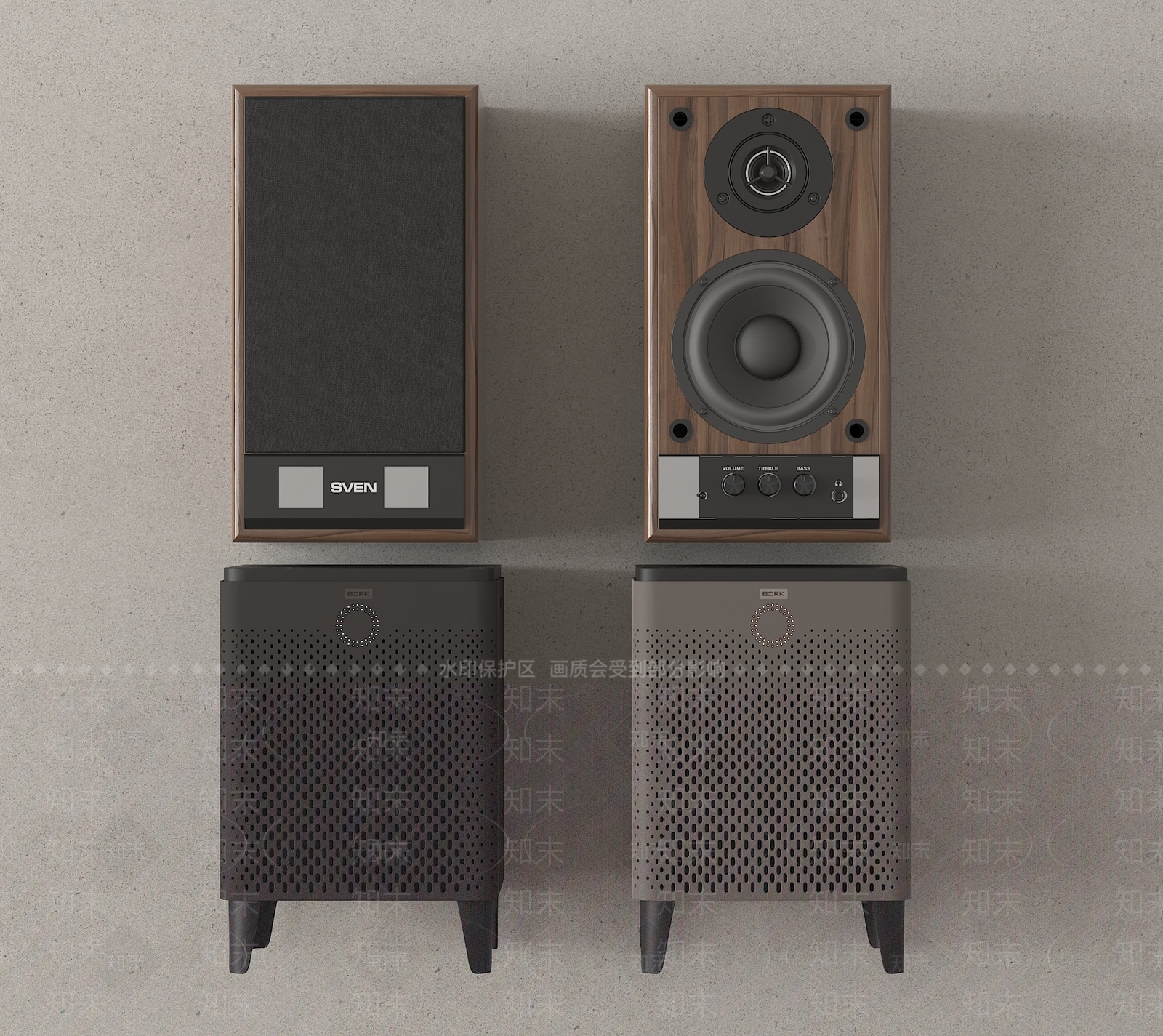 音响SU模型下载【ID:1188550708】