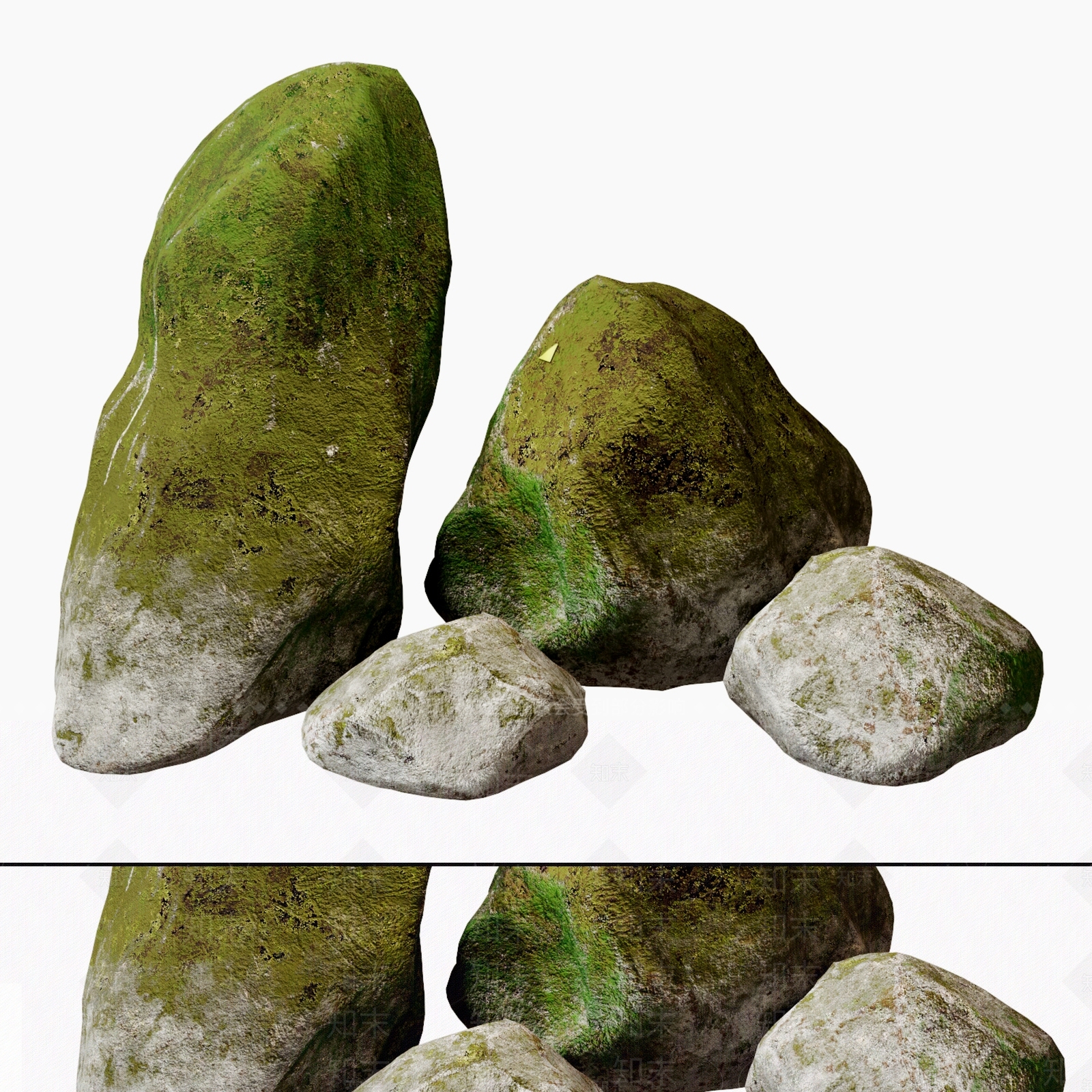 现代石头SU模型下载【ID:1188549087】