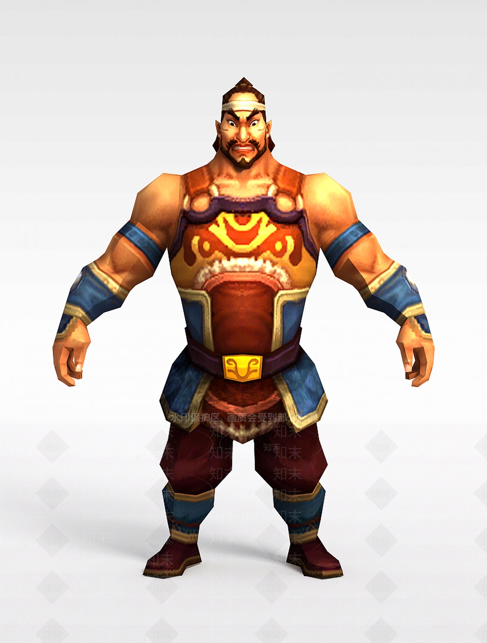 现代创世西游动漫游戏人物男人3D模型下载【ID:1188549194】