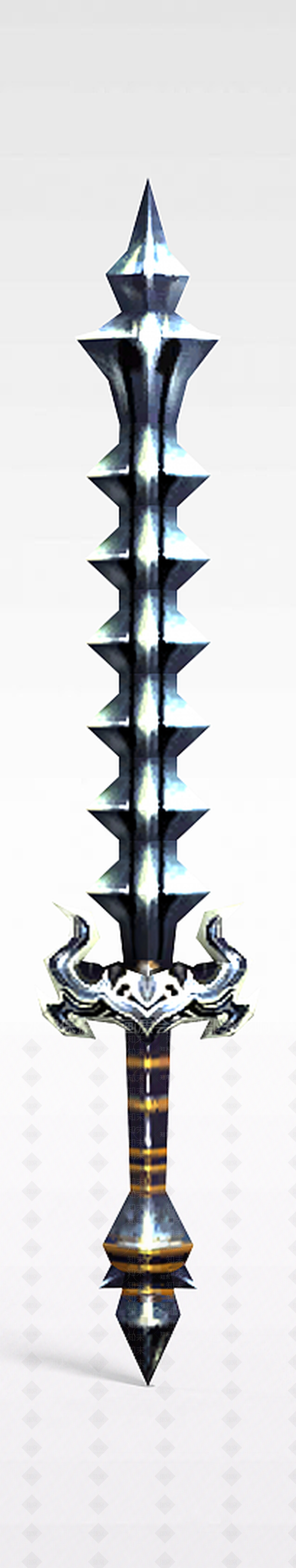 现代创世西游游戏道具装备剑3D模型下载【ID:1188549557】