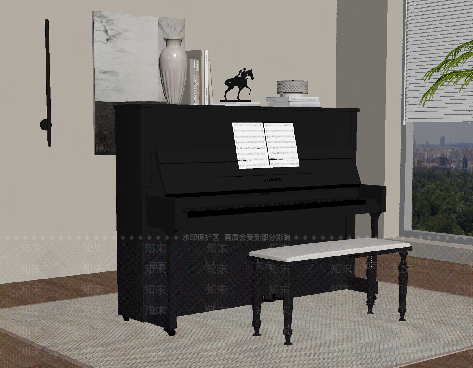 乐器SU模型下载【ID:1188550934】