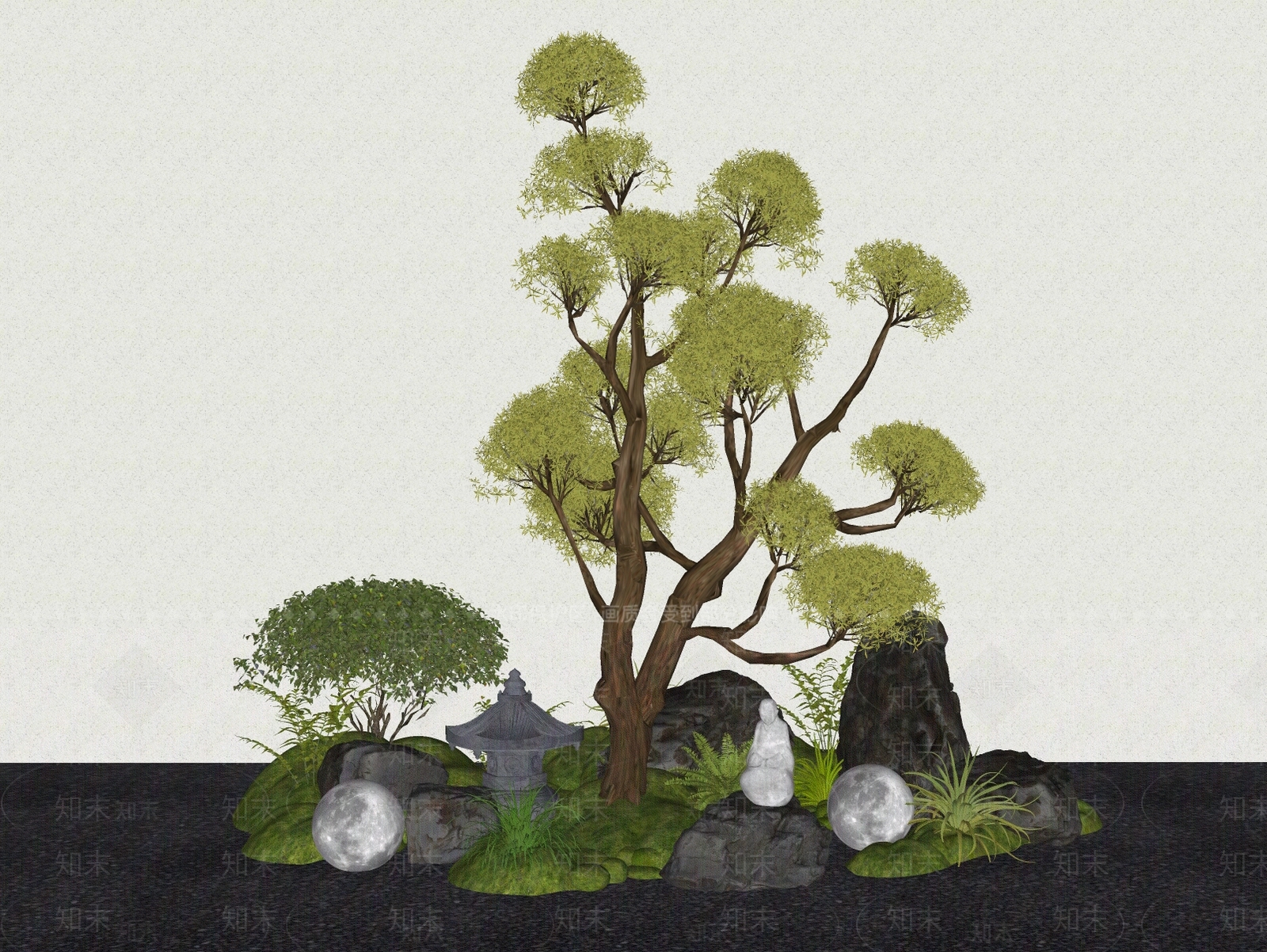 乔木SU模型下载【ID:1188551878】
