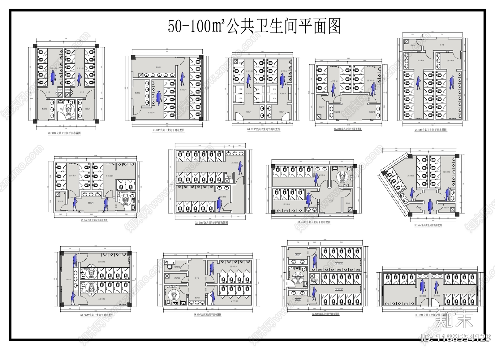 工装平面图施工图下载【ID:1188554129】